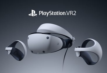 PSVR2 headset and controllers